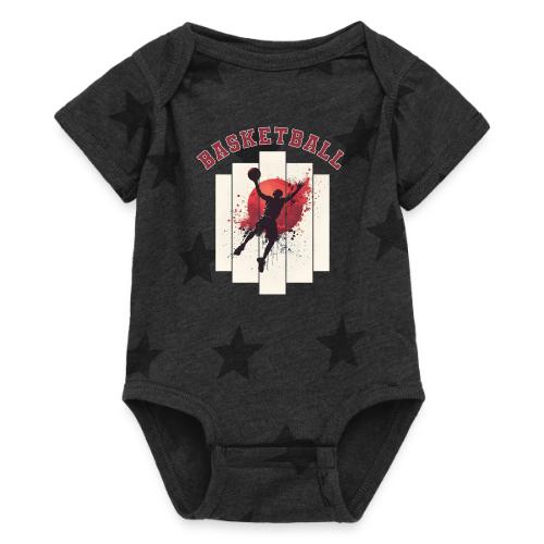 Basketball Energy - Baby 5 Star Print One Piece