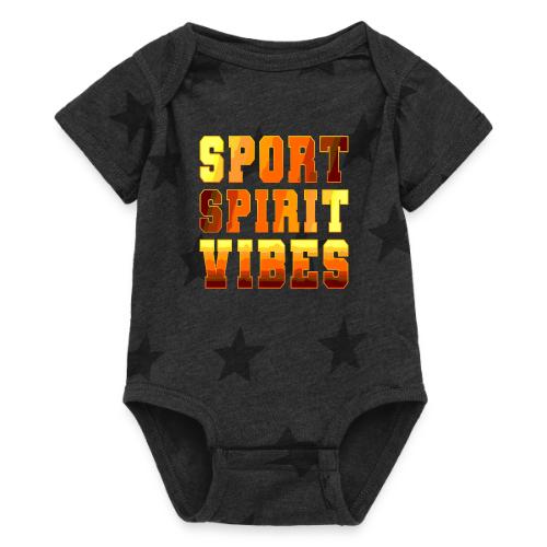 Sport Spirit Vibes Gradient - Baby 5 Star Print One Piece