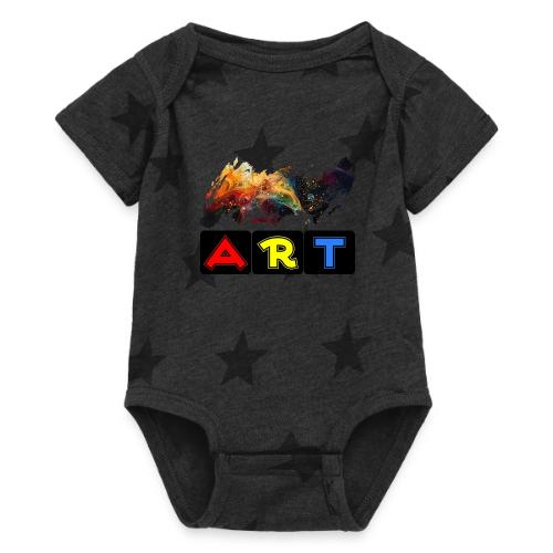 Pulse of Art - Baby 5 Star Print One Piece