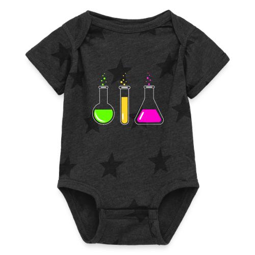 Colorful Chemistry - Baby 5 Star Print One Piece