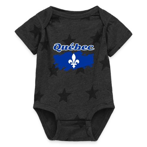 La fête nationale du Québec - Baby 5 Star Print One Piece