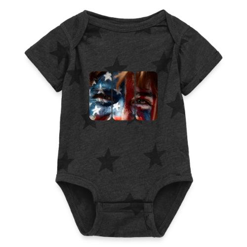 USA: Stars in Their Eyes - Baby 5 Star Print One Piece
