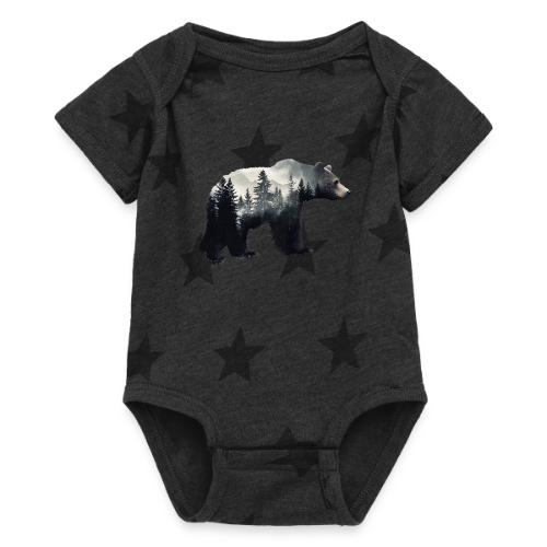 Forest Within the Bear - Baby 5 Star Print One Piece