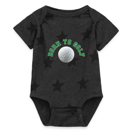 Born to Golf - Baby 5 Star Print One Piece