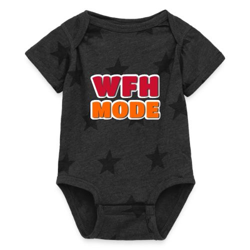 WFH Mode Remote Work Lifestyle Design - Baby 5 Star Print One Piece