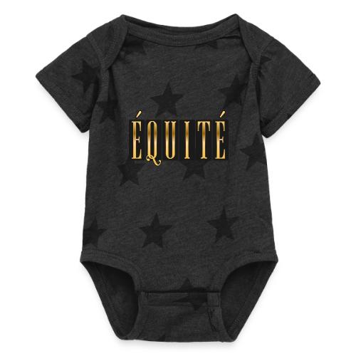 Golden Fairness - Baby 5 Star Print One Piece