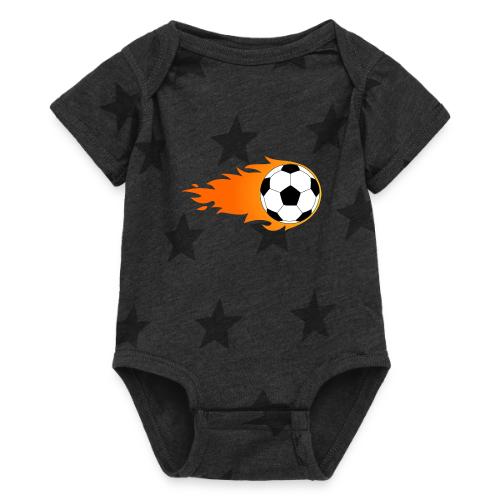Soccer Ball - Baby 5 Star Print One Piece