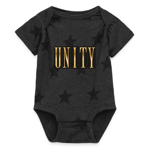 Golden Unity - Baby 5 Star Print One Piece