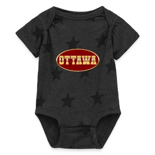 Golden Pulse – Ottawa - Baby 5 Star Print One Piece