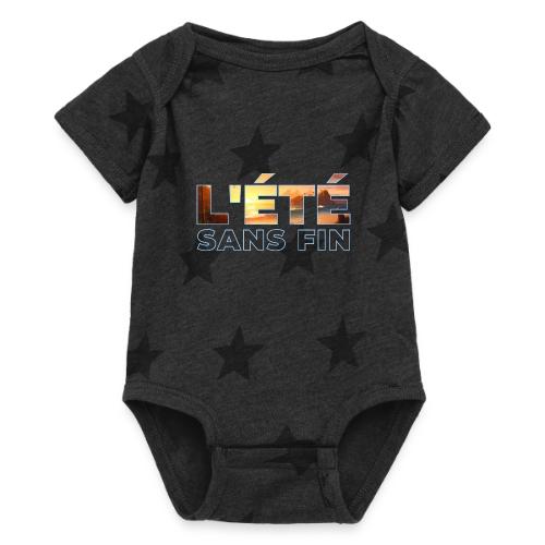 Golden Summer Atmosphere - Baby 5 Star Print One Piece