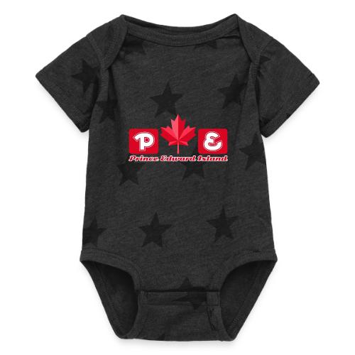 Prince Edward Island, province of Canada - Baby 5 Star Print One Piece