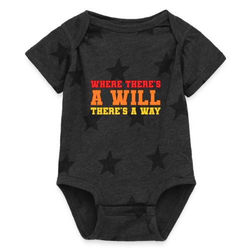 Willpower Wins - Baby 5 Star Print One Piece