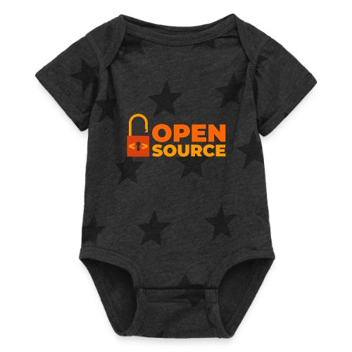 Open Source: Code is Freedom - Baby 5 Star Print One Piece