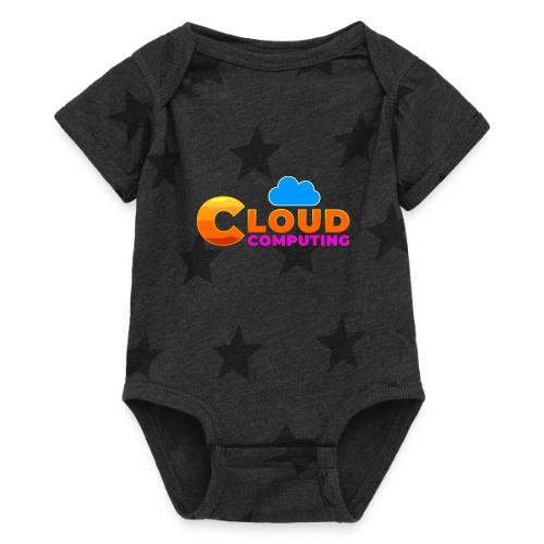 Cloud Computing - Baby 5 Star Print One Piece