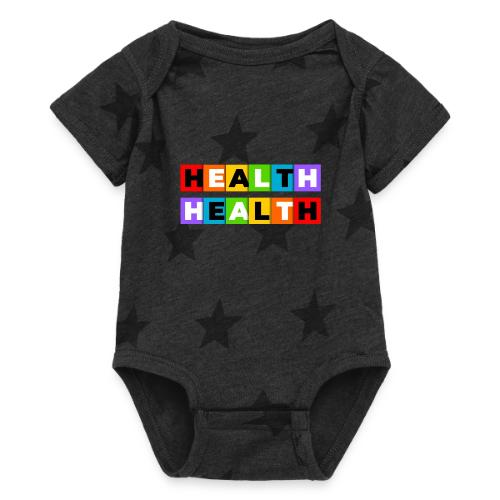 Health in Color - Baby 5 Star Print One Piece
