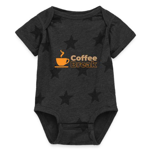 Coffee break - Baby 5 Star Print One Piece