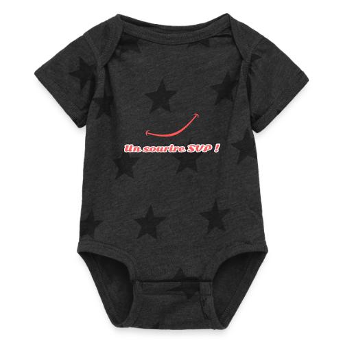 A smile, please! - Baby 5 Star Print One Piece