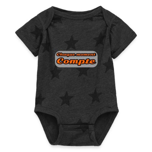 Every moment counts - Baby 5 Star Print One Piece