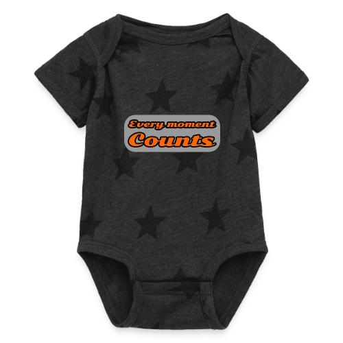 Every moment counts - Baby 5 Star Print One Piece