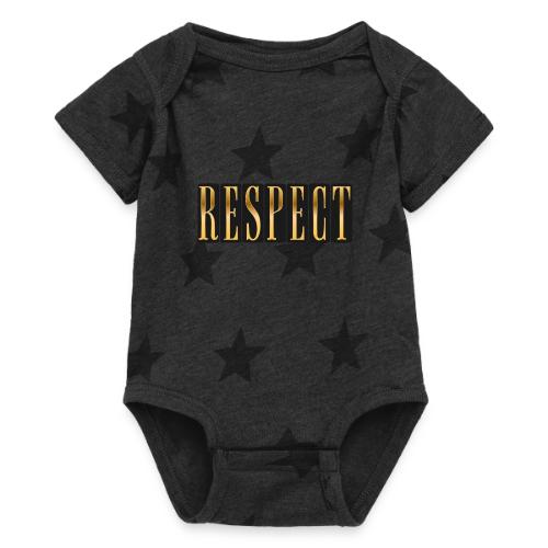 Golden Respect - Baby 5 Star Print One Piece