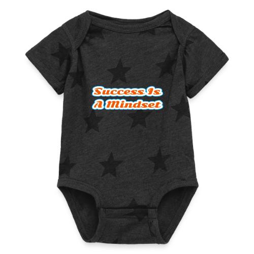 Success Is a Mindset — Motivational Glow Script - Baby 5 Star Print One Piece