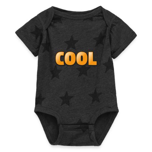 Cool 3D Word Design – Bold Chill Style - Baby 5 Star Print One Piece