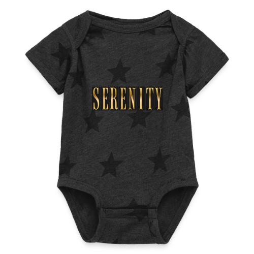 Serenity in Gold - Baby 5 Star Print One Piece