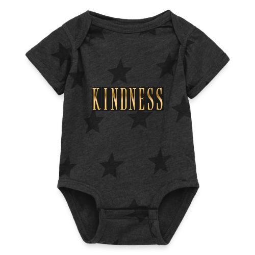 Golden Kindness - Baby 5 Star Print One Piece