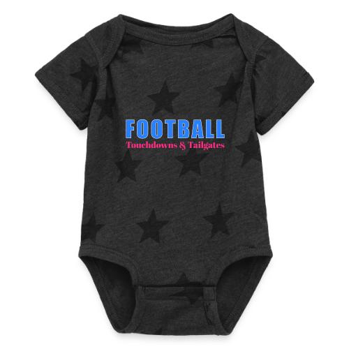 Football Touchdowns & Tailgates Design - Baby 5 Star Print One Piece