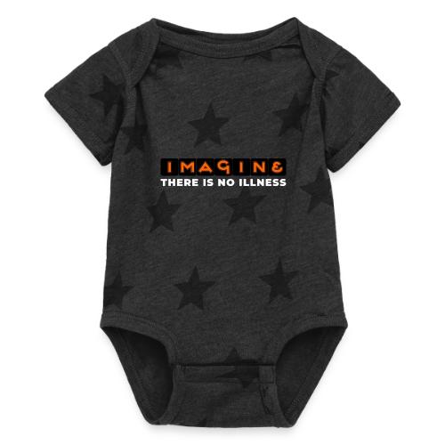 Imagine there is no illness - Baby 5 Star Print One Piece