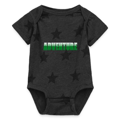 Adventure Typography Design for Apparel - Baby 5 Star Print One Piece