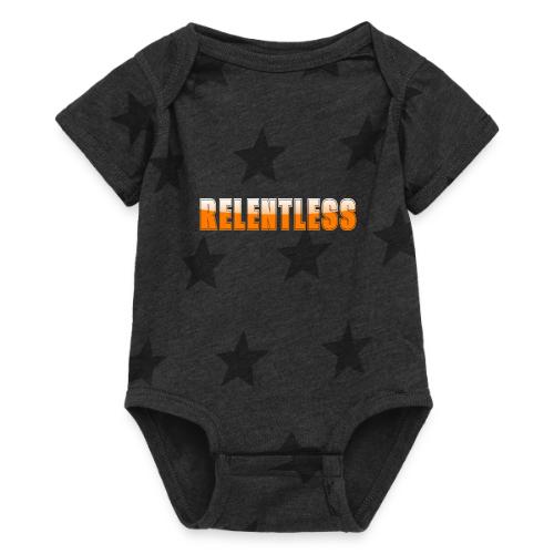 Relentless Motivation Design – Bold Statement - Baby 5 Star Print One Piece