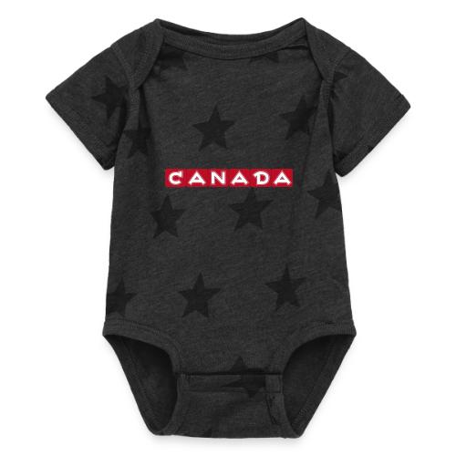 Canada - Baby 5 Star Print One Piece