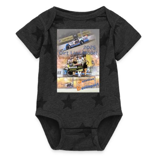 Jonathan Davenport DLM Eldora Speedway 2025 - Baby 5 Star Print One Piece