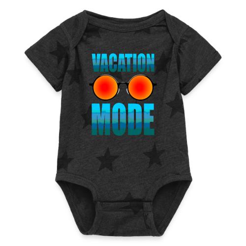 Vacation mode: Ocean Vibes On - Baby 5 Star Print One Piece