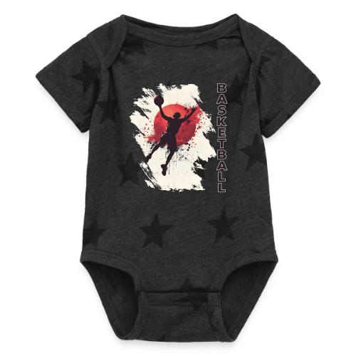Basketball Heights - Baby 5 Star Print One Piece