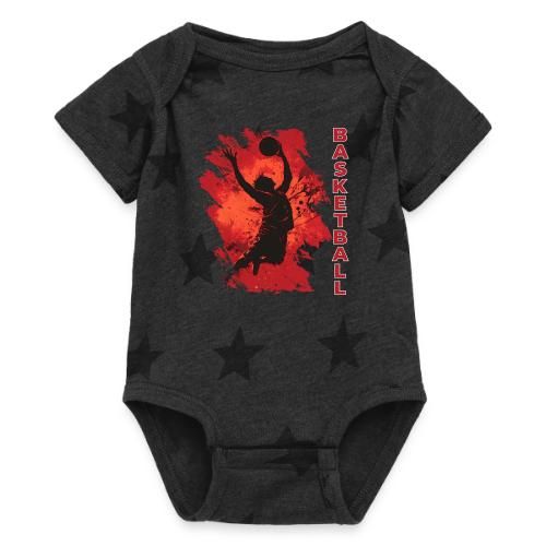 Basketball Soul - Baby 5 Star Print One Piece