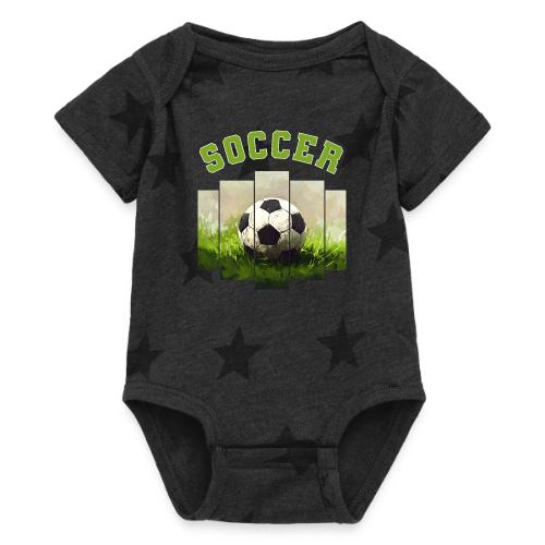 Soccer Focus - Baby 5 Star Print One Piece