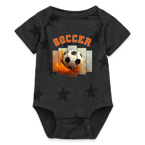 Soccer Iconic Touch - Baby 5 Star Print One Piece