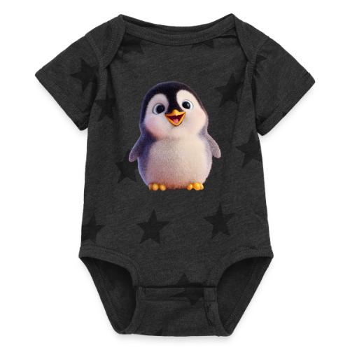 Joyful Baby Penguin - Baby 5 Star Print One Piece