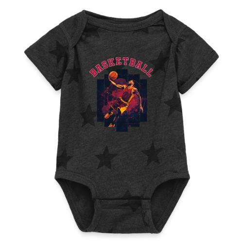 Basketball Spirit - Baby 5 Star Print One Piece