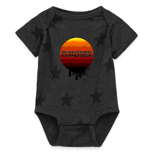 Global warming - Baby 5 Star Print One Piece