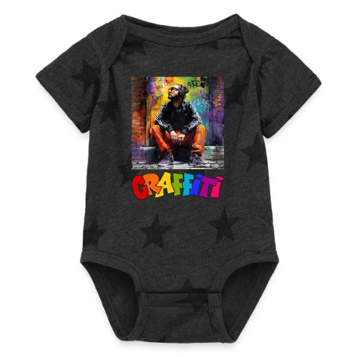 Graffiti: Urban Art - Baby 5 Star Print One Piece