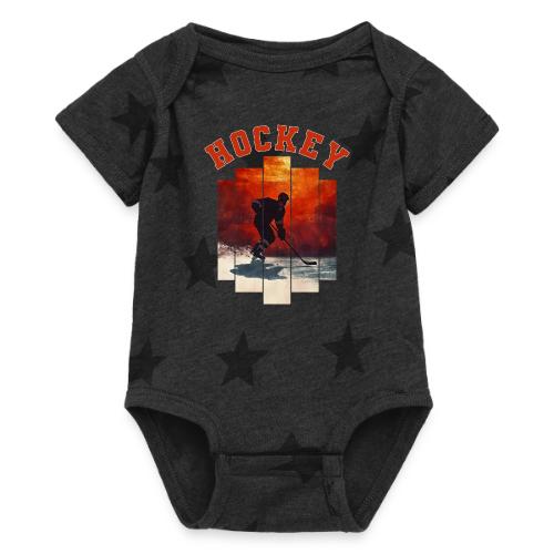 Hockey Dreams - Baby 5 Star Print One Piece