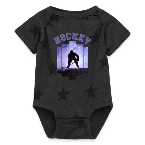 Hockey Warrior - Baby 5 Star Print One Piece