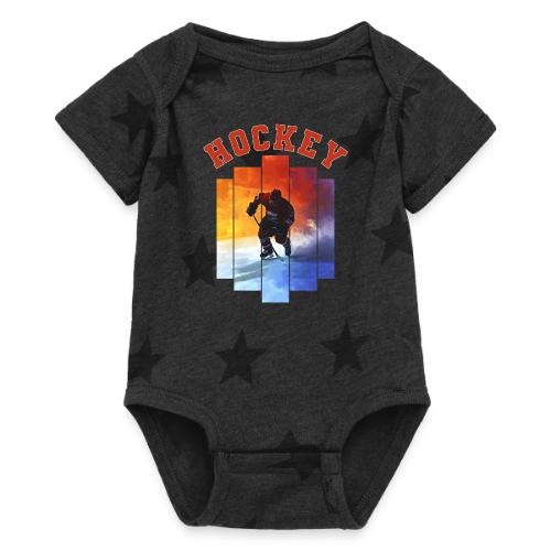 Hockey Rush - Baby 5 Star Print One Piece