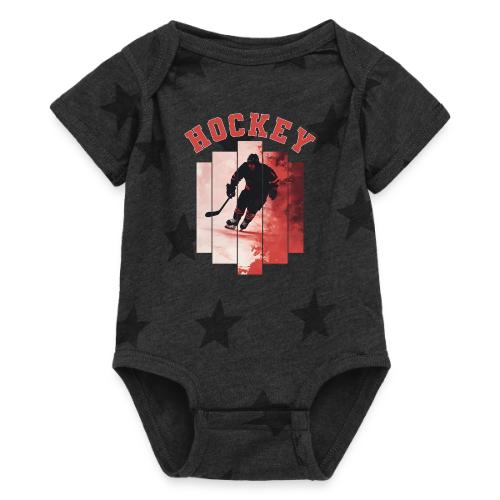 Hockey Spirit - Baby 5 Star Print One Piece
