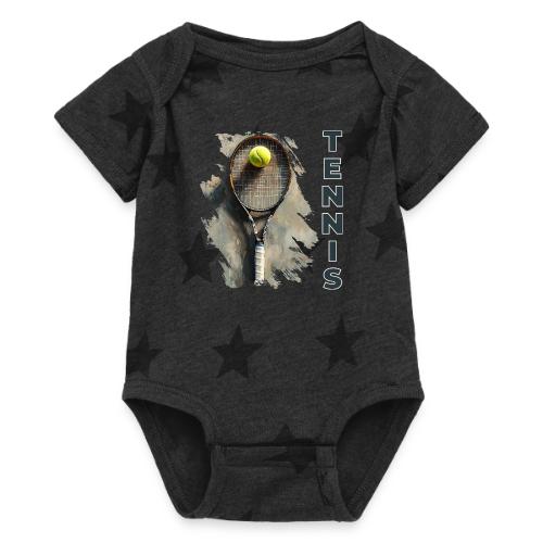 Tennis Power Play - Baby 5 Star Print One Piece