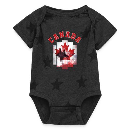 Canadian Pulse - Baby 5 Star Print One Piece
