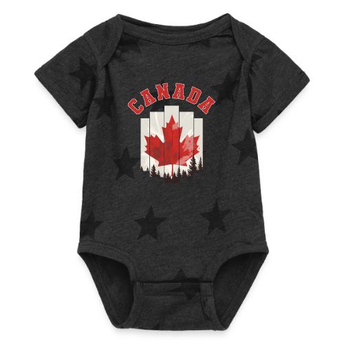 Creative Spirit of Canada - Baby 5 Star Print One Piece